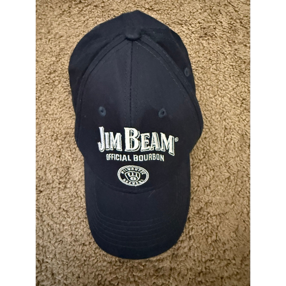 Jim Beam Other - Men's Jim Beam Navy White Official Bourbon Baseball Cap One Size